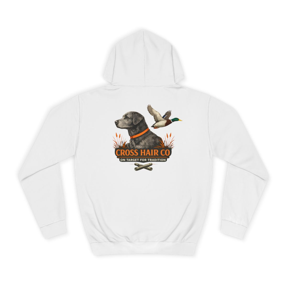 Waterfowl duck and dog